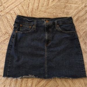 J Crew Denim Mini Skirt